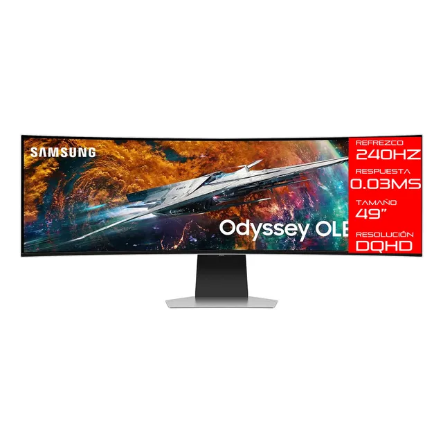 Monitor Gamer Samsung 49 G9 240hz 0.03ms Oled Dqhd 1440 Hdmi