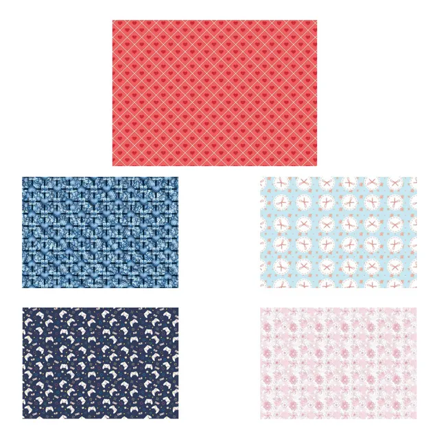 Papel De Presente 47x64 120 Folhas Estampas Variadas Atacado