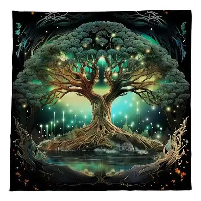 Mantel Mistico Astral - Arbol De La Vida