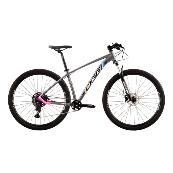 Bicicleta Aro 29 Oggi Big Wheel 7.0 18v Ed. Ltda Cor Grafite/rosa/azul Tamanho S - 15.5 Ano 2025