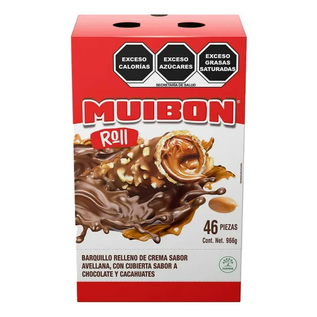 Dulce Muibon Barquillo Rellenoavellana Y Chocolate 46pz