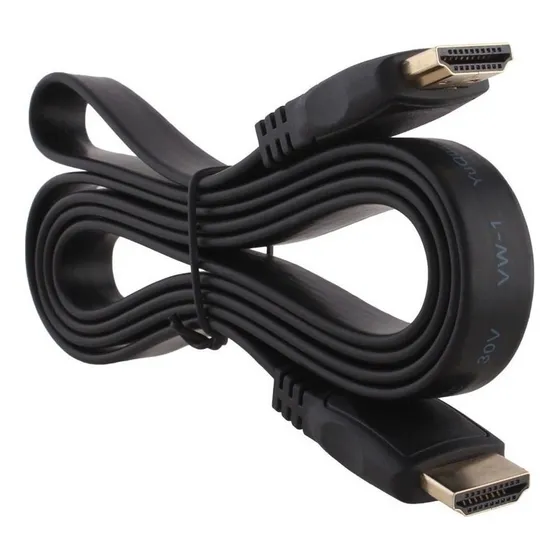 Cable Hdmi Chato Plano Cinta Full-hd 1080p 3 Metros Mts