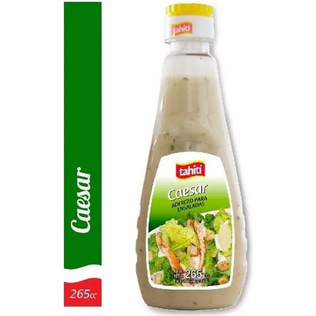 Aderezo Salsa Tahití Caesar Premium 265gr Para Ensaladas X6u
