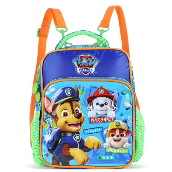 Lancheira Térmica Isolante Escolar Xeryus Patrulha Canina Paw Patrol Chase Rubble Marshall Azul - Infantil