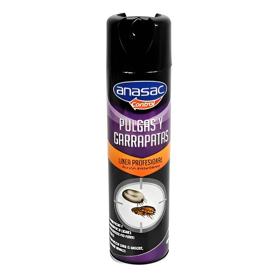 Insecticida Aerosol Pulgas Y Garrapatas Anasac 400 Cc