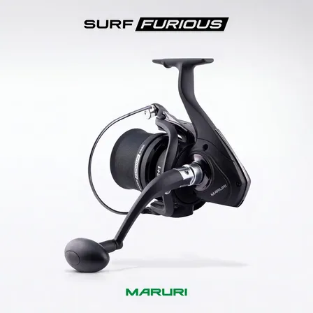 Maruri Surf Furious 8000 Molinete Preto 650g Direito E Esquerdo Direito/esquerdo