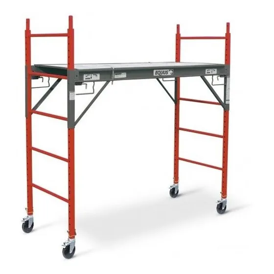 Andamio Equus Con Ruedas Y Frenos Para 450 Kg Y 1.95m Altura
