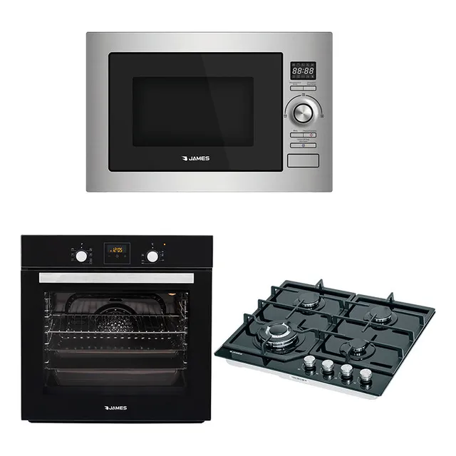 Combo James Horno + Anafe + Microondas De Empotrar