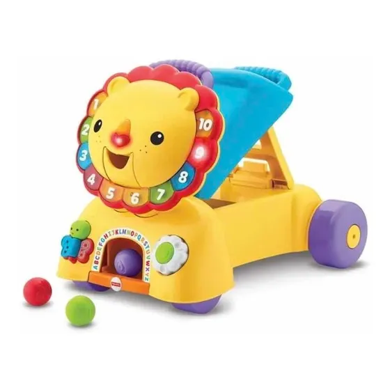 León Camina Conmigo - Fisherprice - Mattel - 3 En 1
