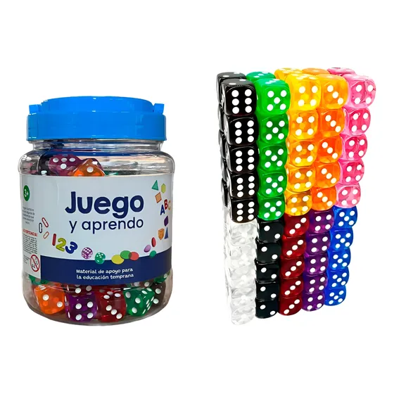 Juego Y Aprendo Dados De 6 Caras Preescolares Toy Store