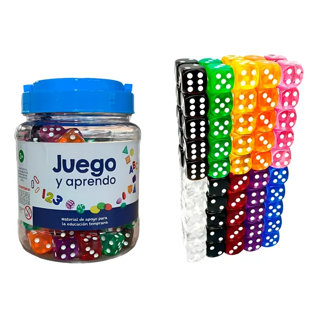 Juego Y Aprendo Dados De 6 Caras Preescolares Toy Store
