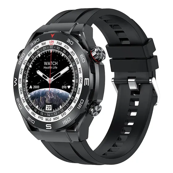 Smartwatch Bazik Prime Watch Ultimate MA11 de 51mm, com Tela Super AMOLED, GPS e NFC