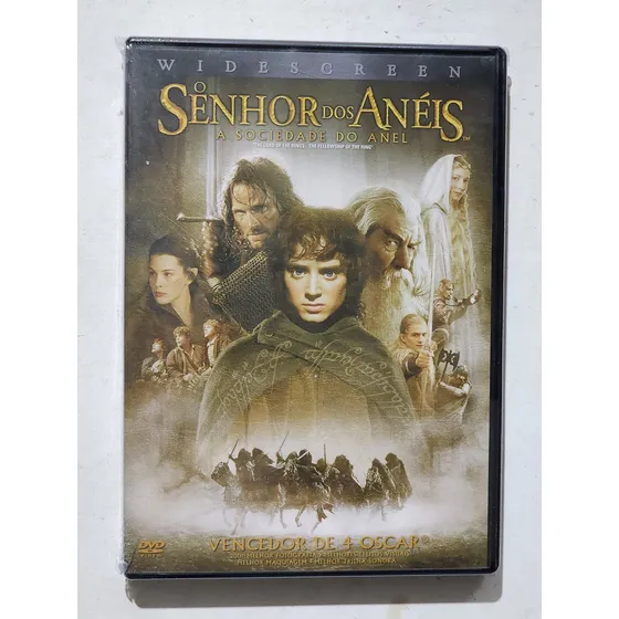 Dvd Senhor Dos Anéis A Sociedade Do Anel Duplo Orig. Lacrado