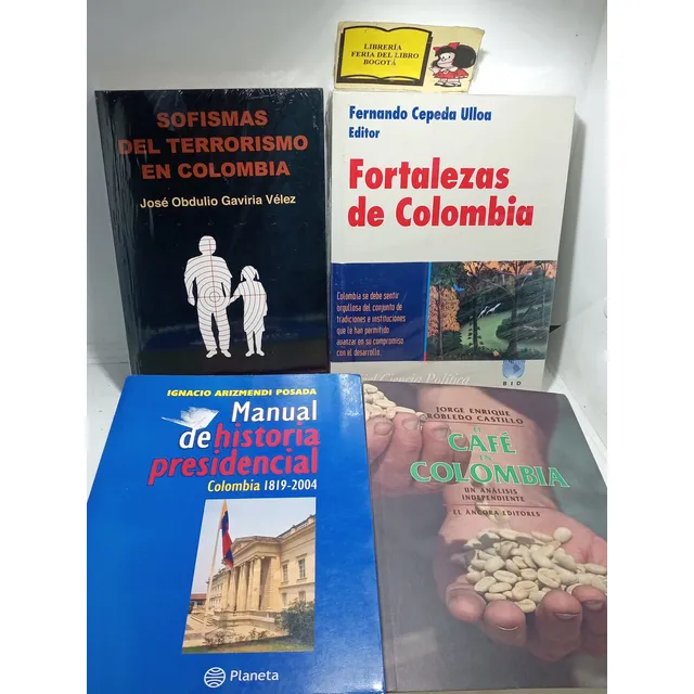 Combo - 4 Libros - Colombia - Conflicto - Historia - Cafe