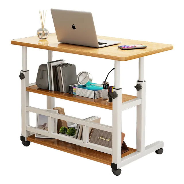 Mesa Para Computadora Con Rueda Soporte Para Laptop Portatil Caqui