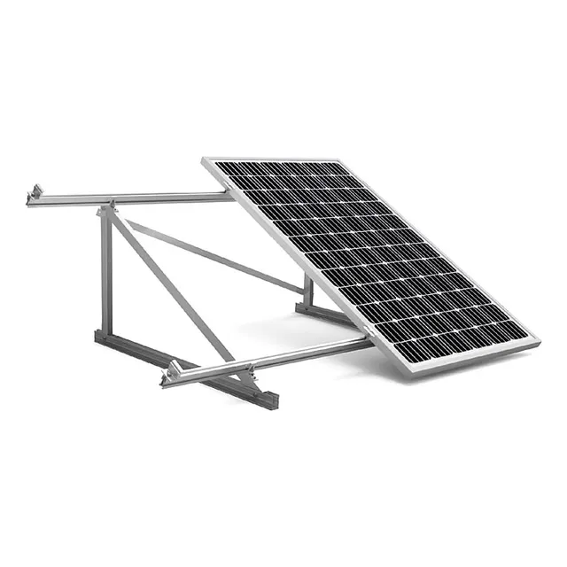 Base Para 2 Paneles Solares De 300w / 400w Grande