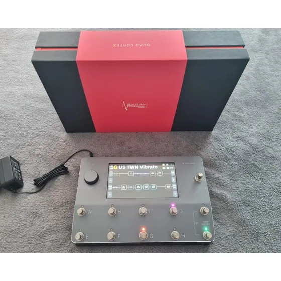 Pedal De Efeito Neural Dsp Quad Cortex - Frete Grátis Cinza-escuro