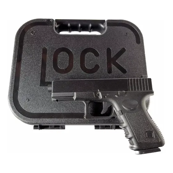 Glock 19 Airsoft We Green Gas C/estuche Glock Negro 6 Mm