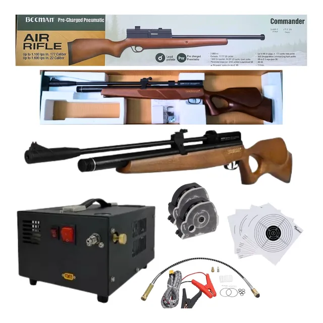 Rifle Aire Pcp Beeman Commander .22 (5.5mm) Compresor Xchwsc