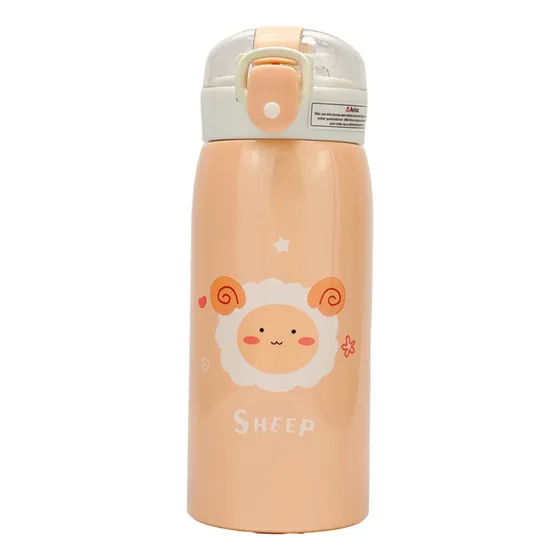 Garrafa Térmica 350ml Escolar Infantil Suco Agua Sheep