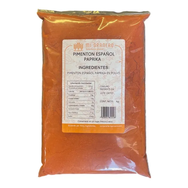 Paprika Pimentón Español 100 Gramos