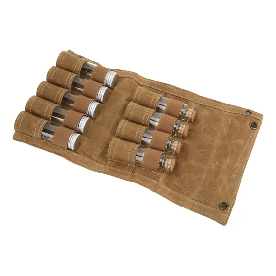 Saco Para Garrafas De Tempero De Acampamento Spice, Dobrável