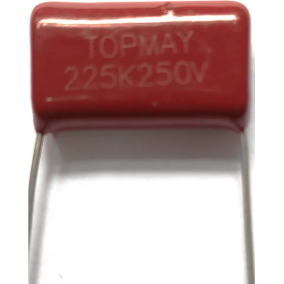 10x Capacitor Poliester 2m2 250v 225k 250v P/ Tweeter 10 Pç
