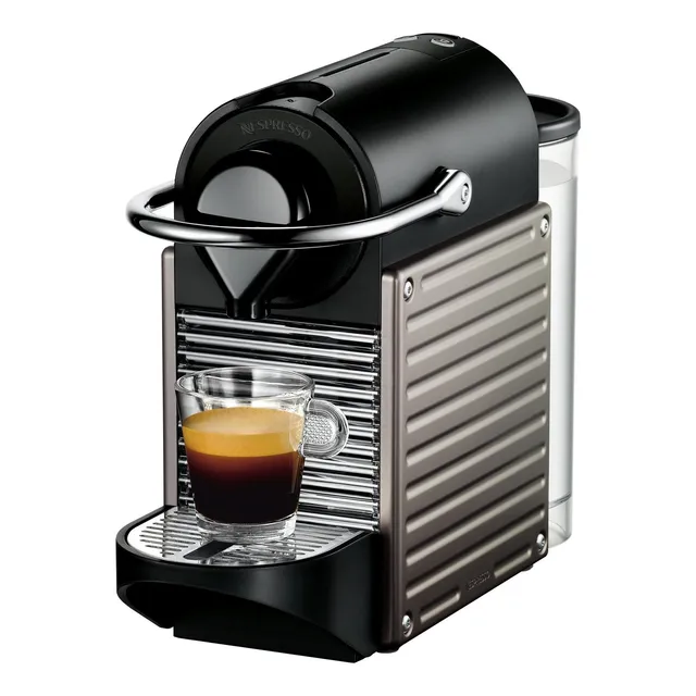 Cafetera Nespresso Pixie C60 automática electric titan para cápsulas monodosis