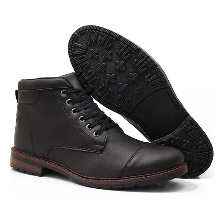 Bota Coturno Masculino Casual Social Botina Moto Promoção
