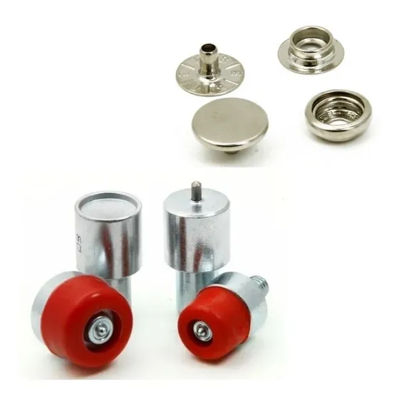 Kit Matriz Botão De Pressão N.80 + Botão N.80 ( 50 Unid )