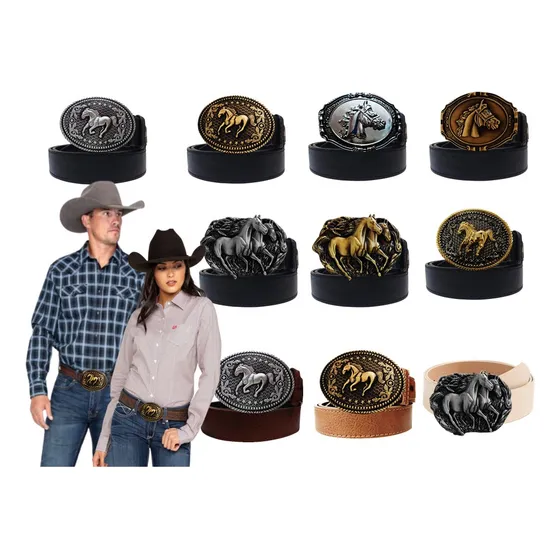 Kit 10 Cinto Fivela Country Atacado Cowboy Rodeio