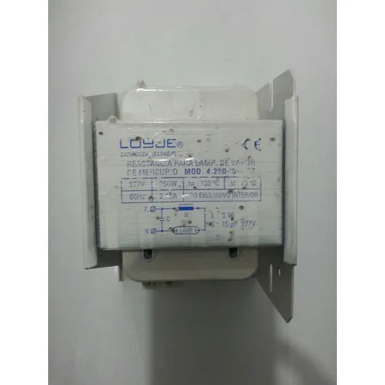 Balasto  Balastro Vapor De Mercurio Y Metal Halide 250w 277v