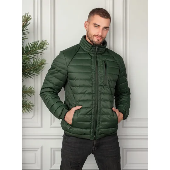 Chamarra Capitonada Lifestyle Hombre Pol8024