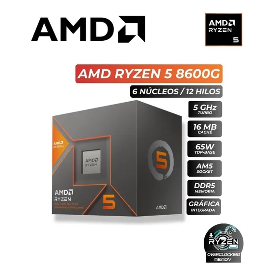 Procesador Amd Ryzen 5 8600g Socket Am5