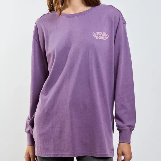 Polera Ml Ross Morado Mujer Maui And Sons