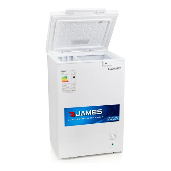 Freezer Horizontal James 99 Lts Fhj 100 Inverter Ehogar Color Blanco