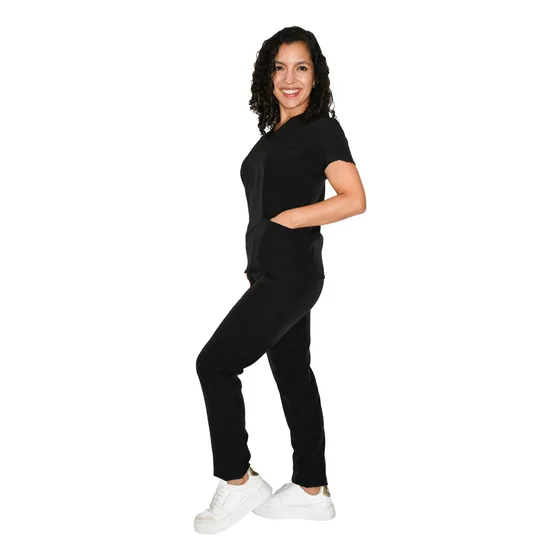 U Bárbara Pijama Quirúrgica Corte Recto Con Bolsas Uniforme