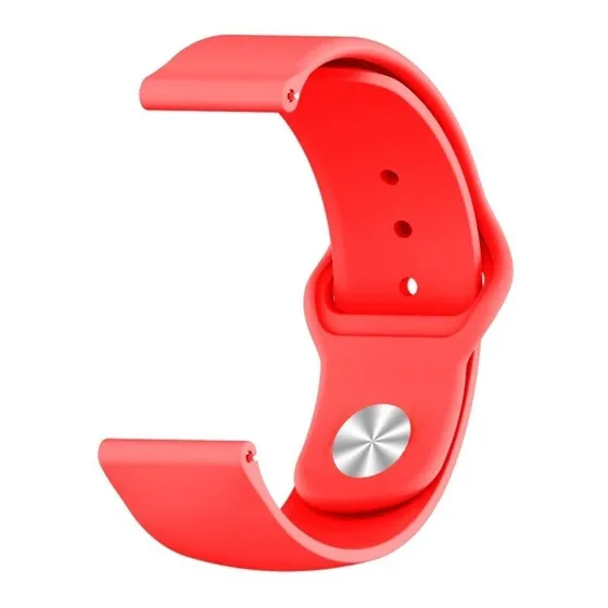 Extensible Deportiva Lisa De Lujo Para Samsung Gear S3  Rojo 2.2 Cm