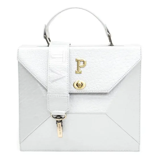 Cartera Parchita Tiara Plata