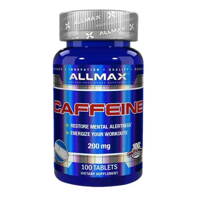 Caffeine 200 Mg 100 Tabletas Allmax - Unidad a $890