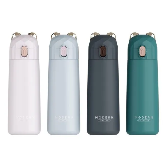 Termo Contenedor Botella Oso Acero Inoxidable Bebidas 350ml