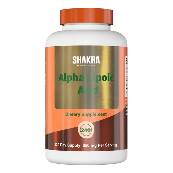Shakra Acido Alfa Lipoico 240 Cápsulas Alpha Lipoic Acid Natural | Cuotas sin interés