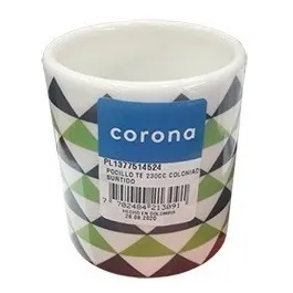 Taza Pocillo Te Cafe 230cc Coloniado Corona Xavi