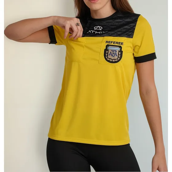 Camiseta Arbitro Dama Athix Oficial - Casaca Mujer Refere