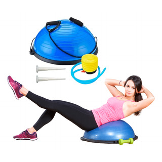 Bosu Ball Entrenar Equilibrio Crossfit Balance Yoga Pilates Color Azul Bosu Ball Entrenar Equilibrio Crossfit Balance Yoga Pilates Color Azul