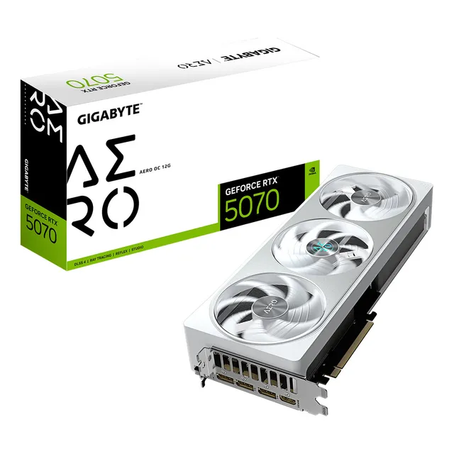 Tarjeta De Video Gigabyte Rtx 5070 Aero Oc 12gb Gddr7