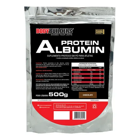 Albumina Protein 500g - Bodybuilders Full Chocolate