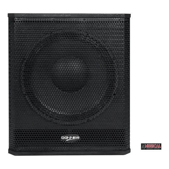 Caixa Sub Grave Ativo 15 Donner Sub 15 625wrms Grave Forte