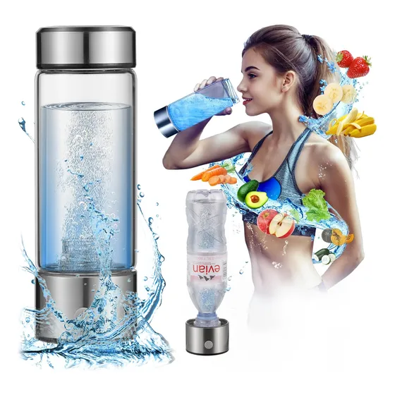 Botella Agua Hidrogeno Tecnologia Spe Pem Esencial Para Casa