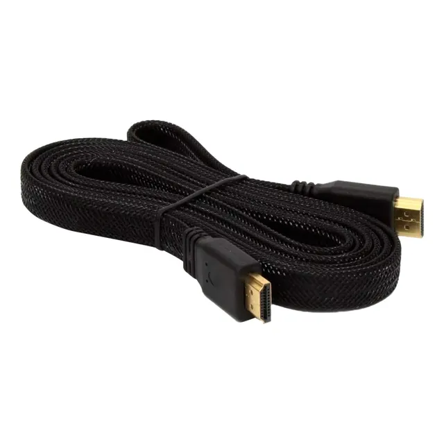 Cable Plano Hdmi2.0 4k 3 Metros Macho De Alta Definición Para Conectar Laptop, Tv, Pc, Monitor Y Proyector Slim Company Transmisión De Vídeo Y Audio En Ultra Alta Resolución Para Gaming, Streaming